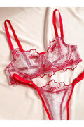 SAEVRA Scarlet Muse Lace Set